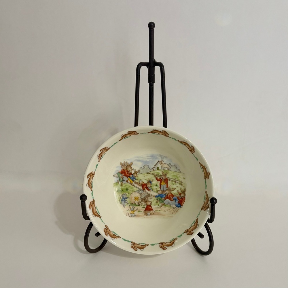 Royal Doulton BUNNYKINS Fine Bone China Bowl Cereal Dessert Soup Bunny Bunnies